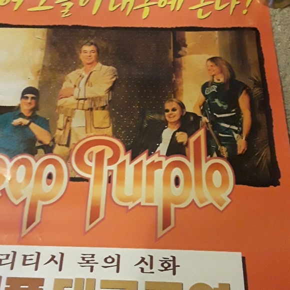 c DEEP PURPLE LIVE TOUR DAEGU KOREA POSTER LTC 32604 - Picture 4 of 7